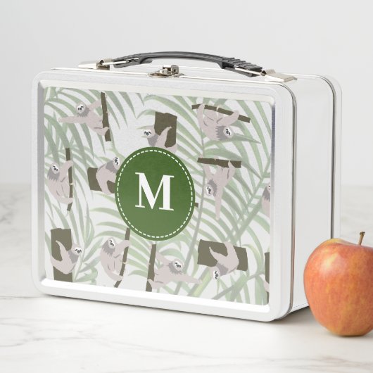 Leuke luiaard dierlijk patroon in wild bos monogra (In situ)