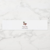 Leuke luiaard Eerste Verjaardag Schattig Dier Mini Waterfles Etiket (Enkel label)