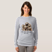 Leuke luiaard T-shirt (Voorkant volledig)