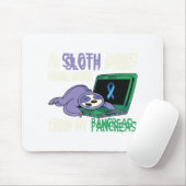 Leuke luie alvleesklier diabetesbewustzijn insulin muismat (Met muis)