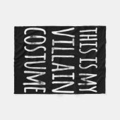 Leuke luie Halloween Dit is mijn schurk kostuum Fleece Deken (Voorkant (Horizontaal))