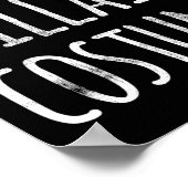 Leuke luie Halloween Dit is mijn schurk kostuum Poster (Hoek)