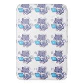 Leuke luie student - misschien ga ik morgen studer badmat (Voorkant Verticaal)