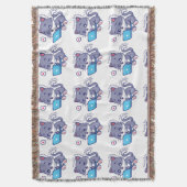 Leuke luie student - misschien ga ik morgen studer deken (Voorkant Verticaal)