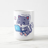 Leuke luie student - misschien ga ik morgen studer koffiemok (Center)