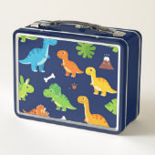 Leuke lunchbox voor groep 4 met dinosauriërs (Achterkant)