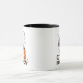 Leuke maar griezelige geest en pompoenen Halloween Mok (Midden)