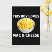 Leuke Mac And Cheese Voor Jongens Kinderen Macaron Kaart (Gele Bloem)