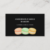 Leuke Macarons Bakkerij QR Code Visitekaartje (Voorkant)