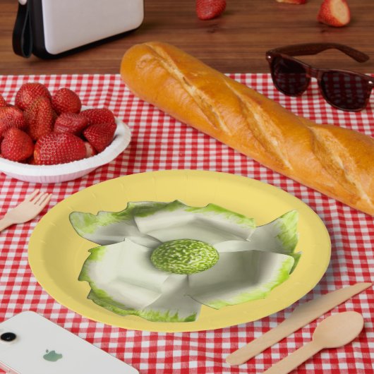 Leuke madeliefjes bloem lente zomer bruiloft verja papieren bordje (Picknick)