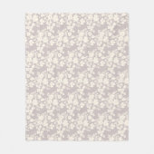 Leuke madeliefjespatroon Aangepaste achtergrondkle Fleece Deken (Voorkant)