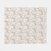 Leuke madeliefjespatroon Aangepaste achtergrondkle Fleece Deken (Voorkant (Horizontaal))