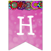 Leuke Magenta Fee Meisjes Verjaardagsfeest Banner (Tweede vlag)