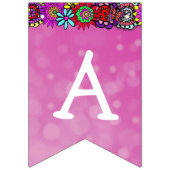 Leuke Magenta Fee Meisjes Verjaardagsfeest Banner (Derde vlag)
