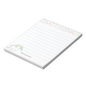 Leuke Magic Eenhoorn & Multicolor Pastel Sterren G Notitieblok (Linkerzijde)