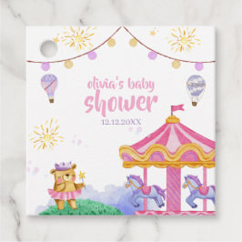 Leuke Magische Hete Luchtballon Carrousel Baby sho Bedankjes Labels