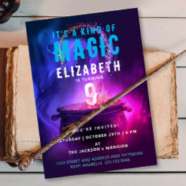 Leuke Magische Paarse Wicca Wizard Potion Brouw Po Kaart