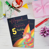 Leuke Magische Regenboog Eenhoorn Sparkle Verjaard Kaart