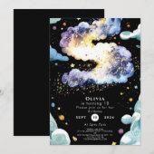 Leuke Magische Ruimte Verjaardag Kaart (Voorkant / Achterkant)