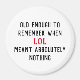 Leuke Magneet voor Leeftijds Humor