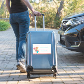 Leuke Maid House Roze Glitter Schoonmaak Service Sticker (Koffer Insitu)