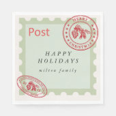 Leuke  Mail Vakantie Papier Servetten (Voorkant)