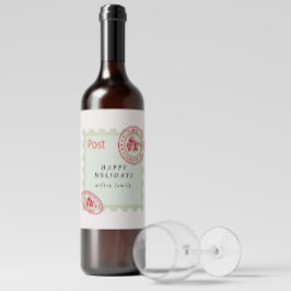 Leuke Mail Vakantie Wijnlabel Wijn Etiket