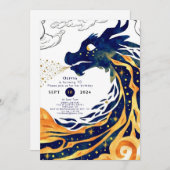 Leuke Majestic Dragon Verjaardag Kaart (Voorkant / Achterkant)