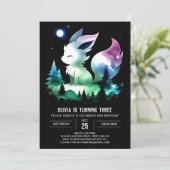 Leuke Majestic Wolf Verjaardag Kaart (Staand voorkant)