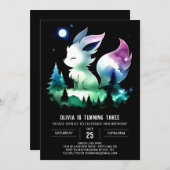 Leuke Majestic Wolf Verjaardag Kaart (Voorkant / Achterkant)