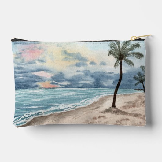 Leuke make-up tas rits tas strand (Achterkant)