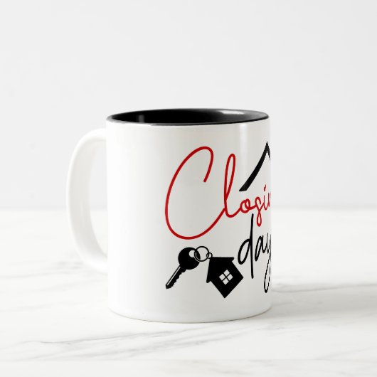 Leuke makelaar / makelaar tweekleurige koffiemok (Voorkant links)