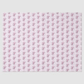 Leuke malle Axolotl-club aangepaste bewerkbare roz Tissuepapier (Voorkant)