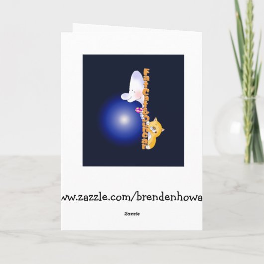 Leuke mama en papa kerstkaart feestdagen kaart (Achterkant)