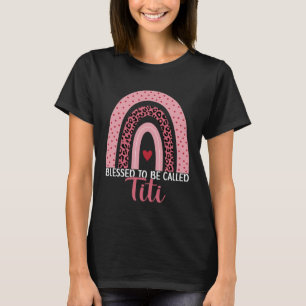 Leuke mama oma gezegend om Titi Leopard te heten T-shirt