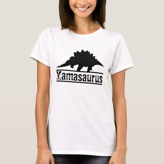 Leuke  Mamasaurus Rex familie dinosaurus T-shirt (Voorkant)