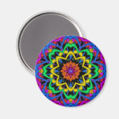 Leuke Mandala Verjaardagsmagneet met Tekst Magneet (Voorkant / Achterkant)