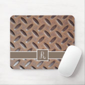 Leuke Mannelijke Riooldeksel, Decoratief Monogram Muismat (Met muis)