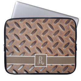Leuke Mannelijke Rioolrooster , Decoratief Monogra Laptop Sleeve