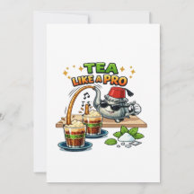 Leuke Marokkaanse Munt Thee Cartoon - Thee Drinken