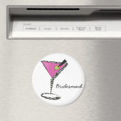 leuke martini hot roze magneet (Insitu (Vaatwasser))