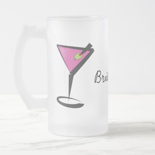 leuke martini hot roze matglas bierpul (Links)