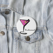 leuke martini hot roze ronde button 7,6 cm (In situ)