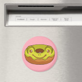 Leuke Matcha Kikker donut Magneet (Insitu (Vaatwasser))