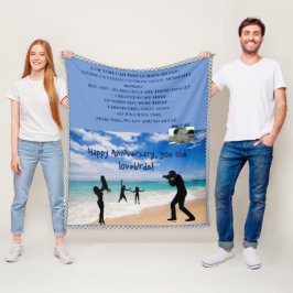 Leuke  Medium Throw Fleece Deken