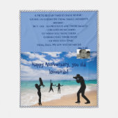 Leuke Medium Throw Fleece Deken (Voorkant)