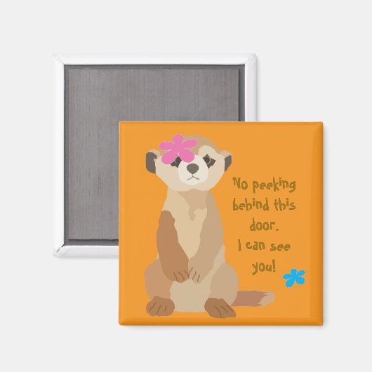 Leuke Meerkat Magnet (Voorkant / Achterkant)