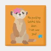 Leuke Meerkat Magnet (Voorkant)