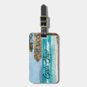 Leuke MEIDEN REIS! Mexico Custom Bagagelabel (Voorkant verticaal)