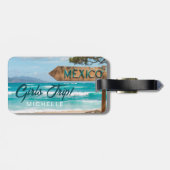 Leuke MEIDEN REIS! Mexico Custom Bagagelabel (Achterkant horizontaal)